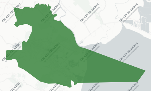 Novato Unified School District Measure G results map