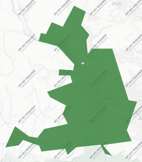 Town of Fairfax Measure J results map
