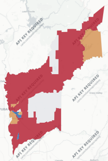 Yuba County precinct map